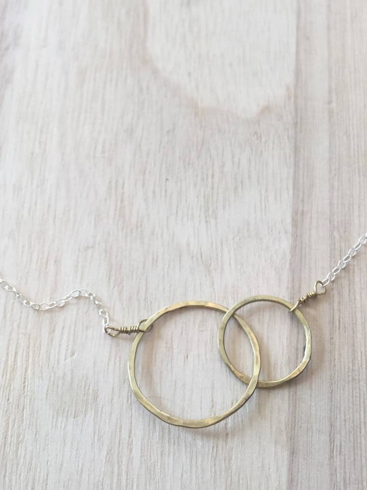 Infinity Necklace on a Sterling Silver for wholesale by Adorn