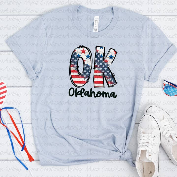 OK, Oklahoma for wholesale by Ashley Marie Creations