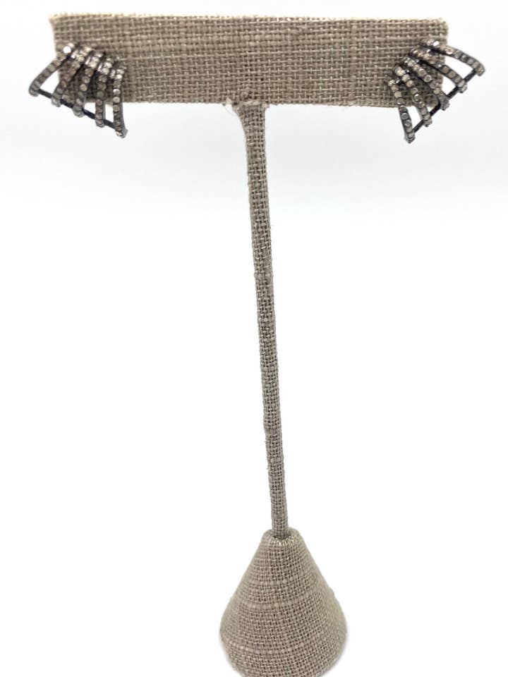 diamant huggie ørering for engroshandel hos In2 design