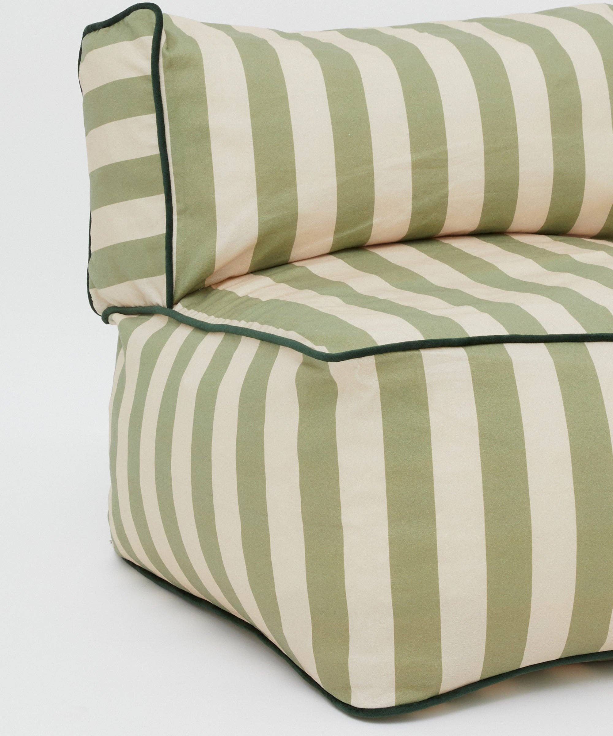 Philé - Wholesale Lounger – Baby - Striped Toddler Lounger – Green5
