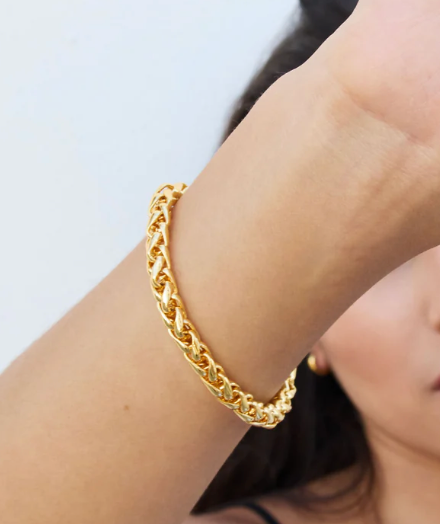 HoopLa – Großhandel Glieder- & Kettenarmband – Seil-Spiga-Armband Edelstahl 14K Gold. Wasserdicht.8