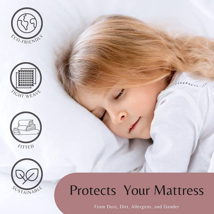 Superity Linen 100% Cotton Fitted Sheets - White for wholesale on Faire