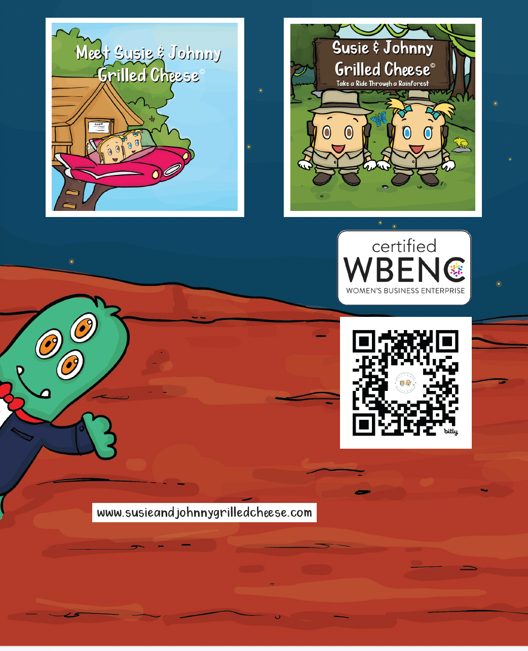 The Adventures of Susie & Johnny Grilled Cheese - Wholesale Early Reader Book (6-8) - Susie and Johnny Grilled Cheese  #1-3 (Hardback)1