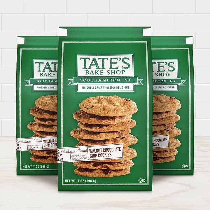 Tate's Bake Shop - Wholesale Cookie - 12ct - 7oz Walnut Chocolate Chip Cookies