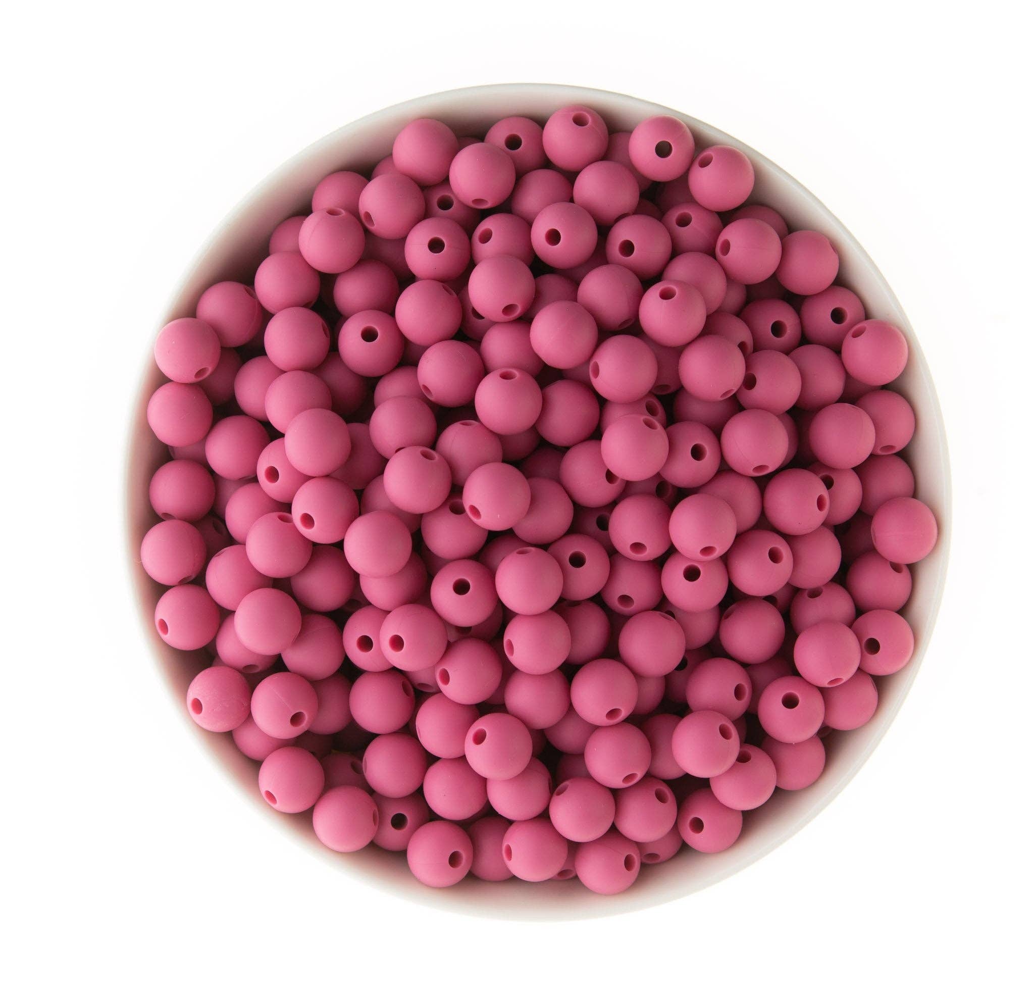 Cara & Co Silicone Craft Supply – Missangas por atacado – Contas redondas de silicone de 9 mm14