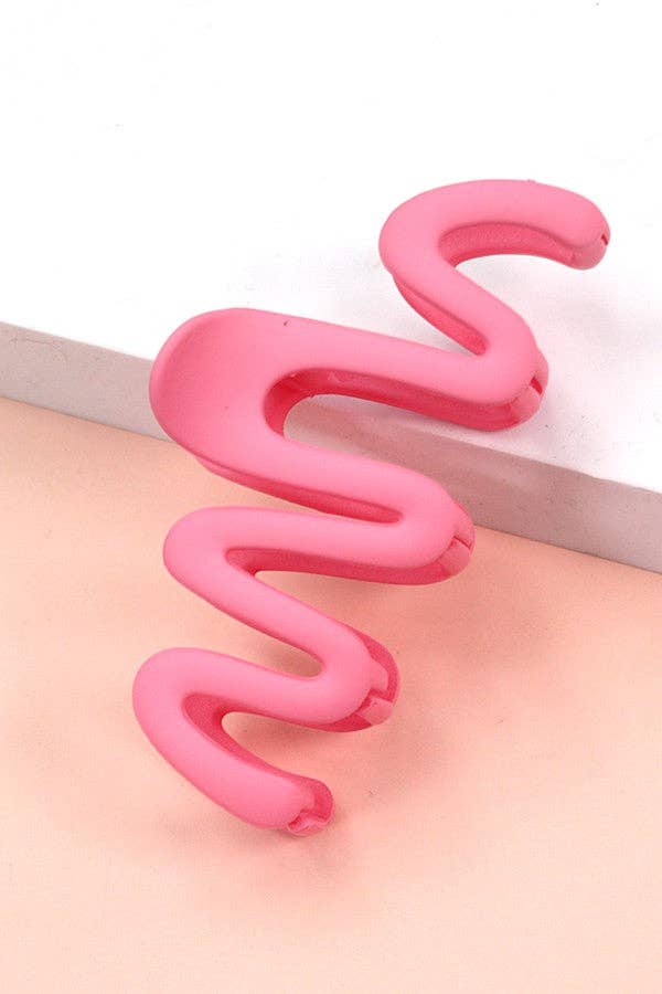 JOSSLYN by wall to wall – Clips para cabelo - Mulher por atacado – CLIPS DE GARRA PARA CABELO FOSCO ZIGUEZAGUE | 40H6231