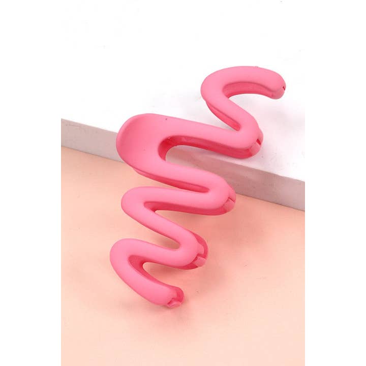 JOSSLYN by wall to wall – Clips para cabelo - Mulher por atacado – CLIPS DE GARRA PARA CABELO FOSCO ZIGUEZAGUE | 40H6231