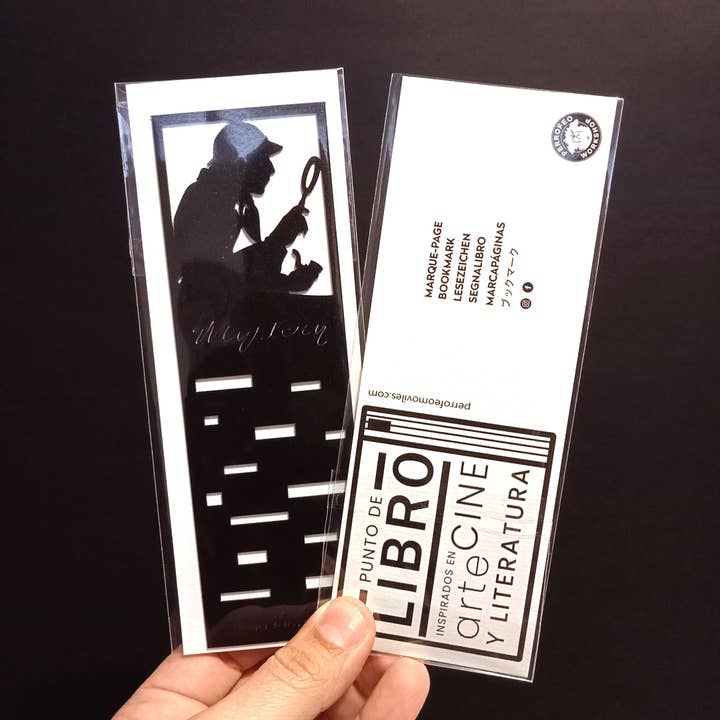 Perro Feo Workshop - Vendita all'ingrosso Segnalibro - Segnalibro intagliato al laser Sherlock1