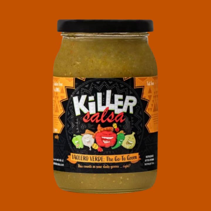 Killer Salsa Vaquero Verde Jarred Salsa - Gluten-Free for wholesale by Killer Salsa