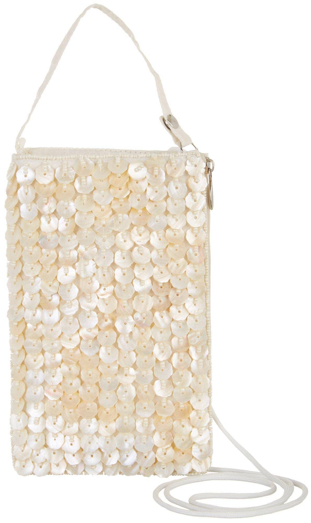 Bamboo Trading Company - Wholesale Crossbody Bag - Women's - Club Bag Capiz Flowers / Crossbody Bag1