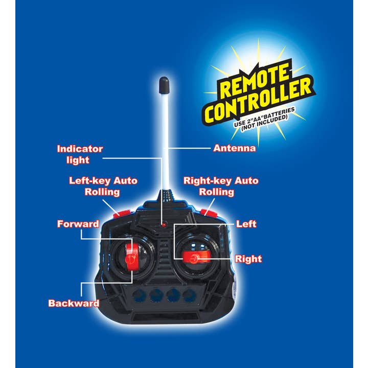 Mindscope Products - Wholesale Toy Car/Truck - Kids - Mindscope Turbo Twisters Red Stunt RC Vehicle (27 Mhz)7