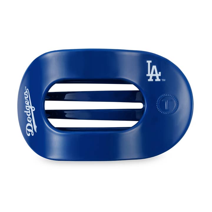 Platte Ronde Haarclip | Klein | Los Angeles Dodgers voor wholesale door TELETIES