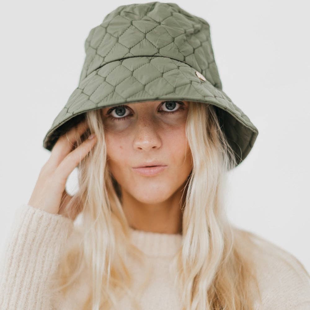 Pretty Simple - Wholesale Bucket Hat - Women's - Chiara Quilted Bucket Hat Wholesale1