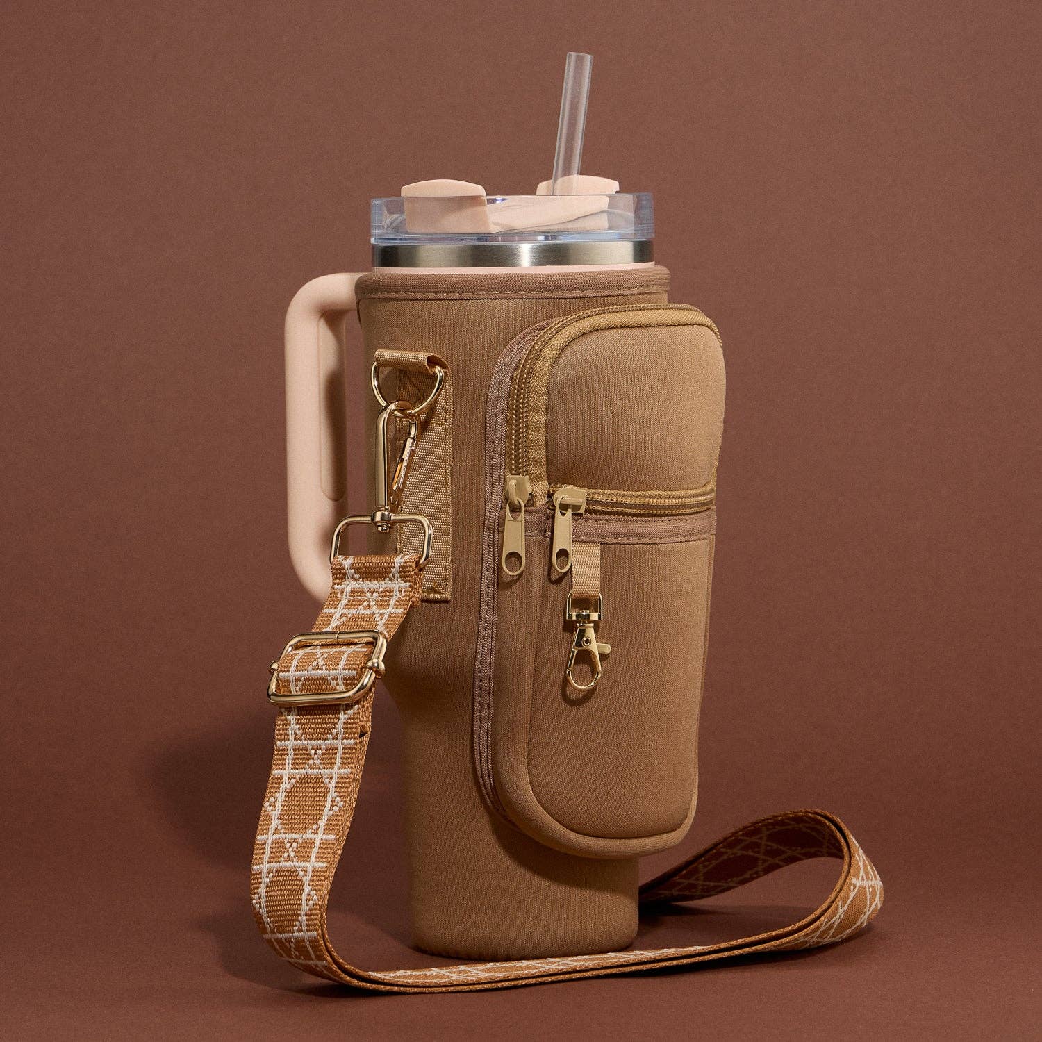 Lilla Haven - Wholesale Crossbody Bag - Women's - Neoprene Tumbler Crossbody Bag with Strap0