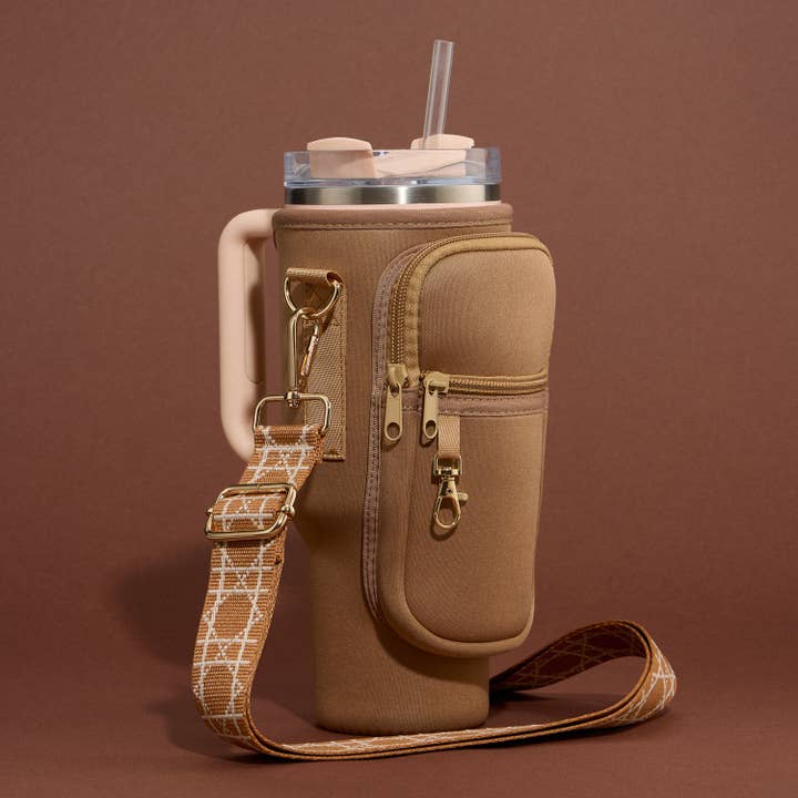 Lilla Haven - Wholesale Crossbody Bag - Women's - Neoprene Tumbler Crossbody Bag with Strap