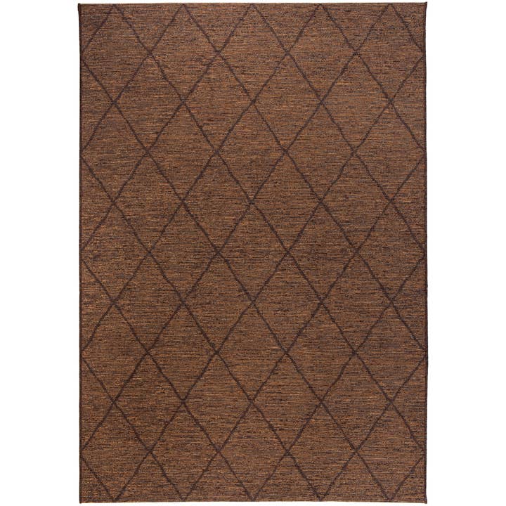 Tappeto Allan da esterno Caffè 200 x 290 x 1 per la vendita all'ingrosso da parte di Maison Vivaraise & La Cerise sur le Gâteau