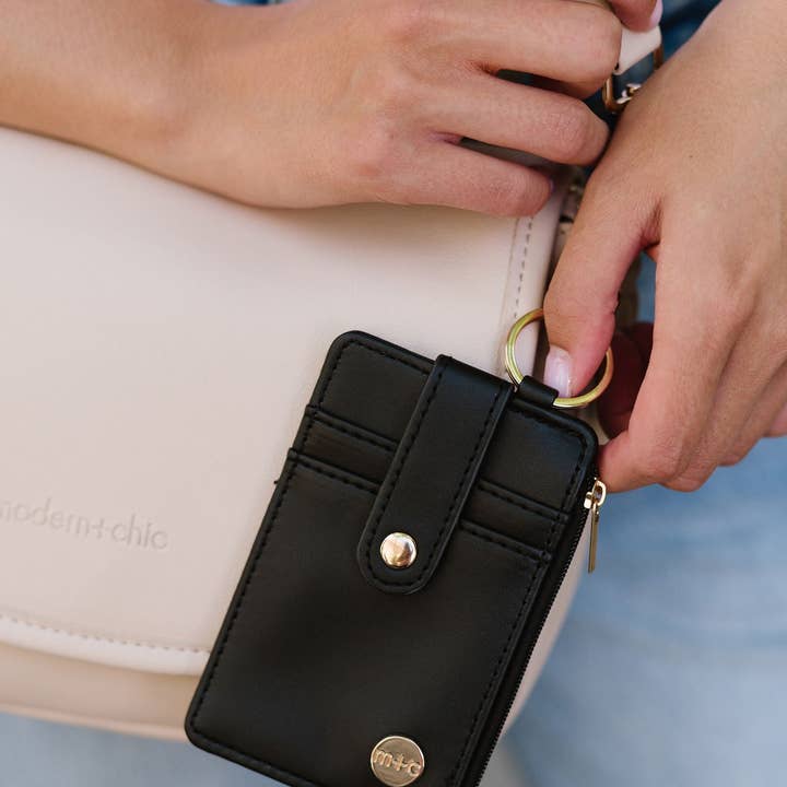 modern and chic - Wholesale Wallet - Women's - Ava Handheld Keychain Wallet Backpack Purse Accessory4