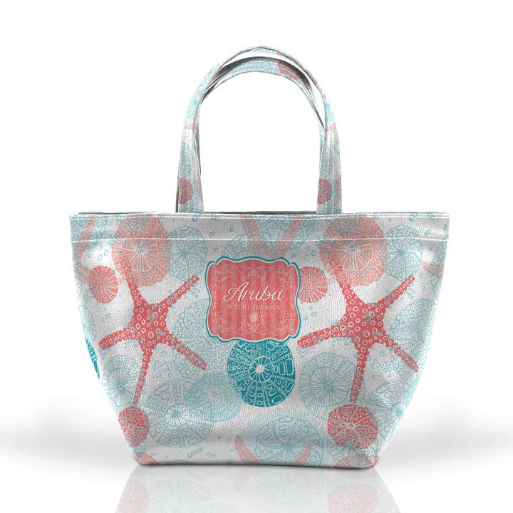 Sac fourre-tout personnalisable en cuir végétalien : Sand Dollar Dream pour la vente par Matrix