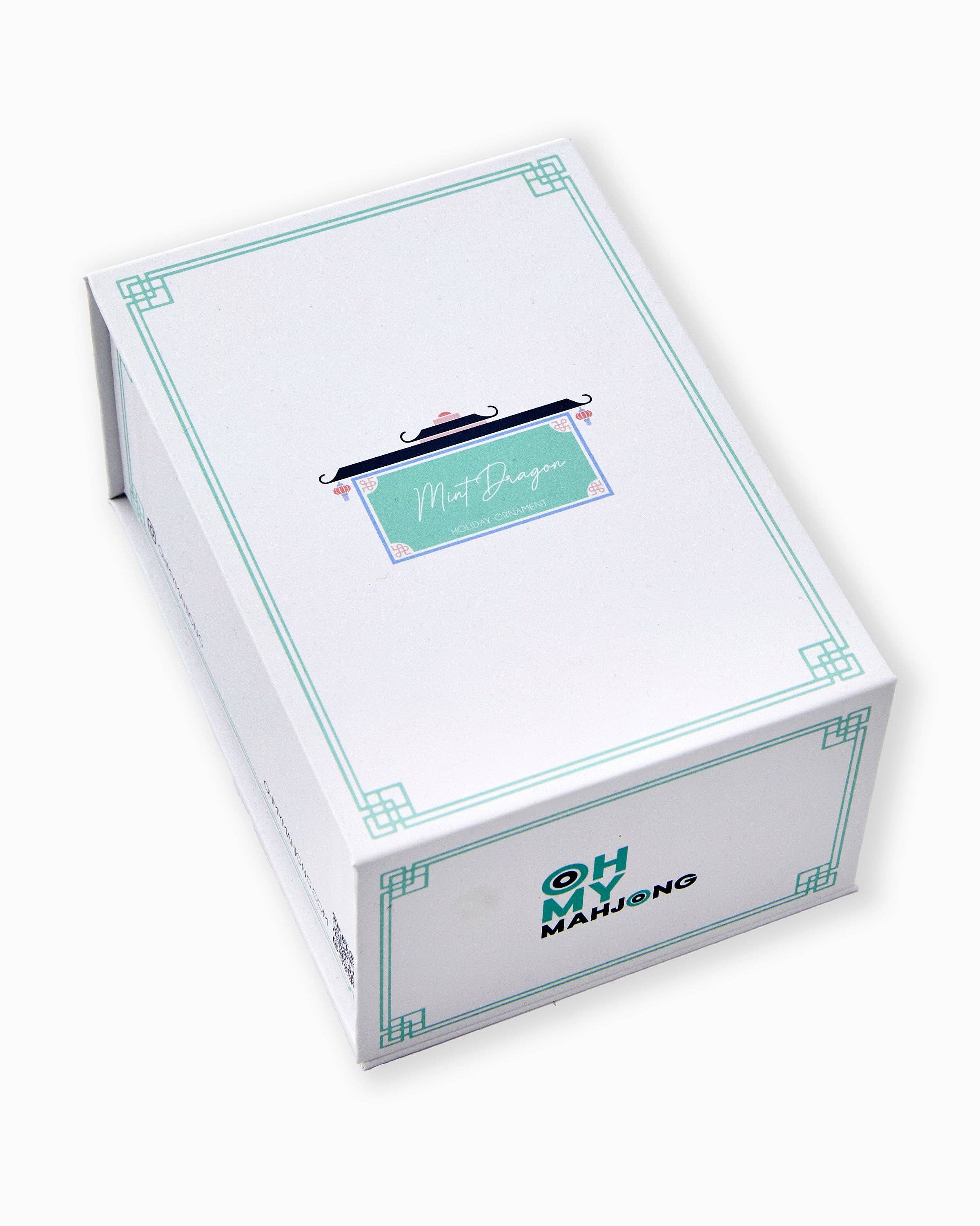 Oh My Mahjong - Vente Objets de décoration - Ornement de dragon menthe3