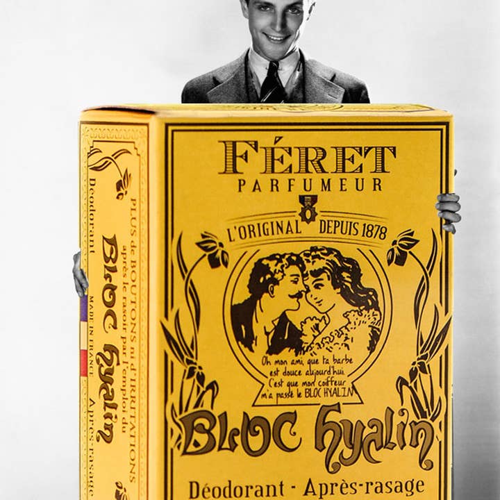 Feret Parfumeur - Distributed by Scents of Europe - Wholesale Deodorant - Unisex - Bloc Hyalin (3.52oz) with Metal Box Set2