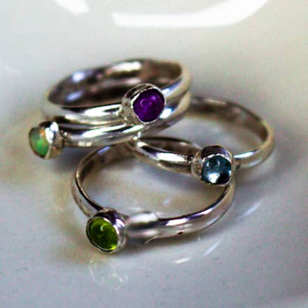 Birthstone Ring for engroshandel hos Afresh Jewelry Co