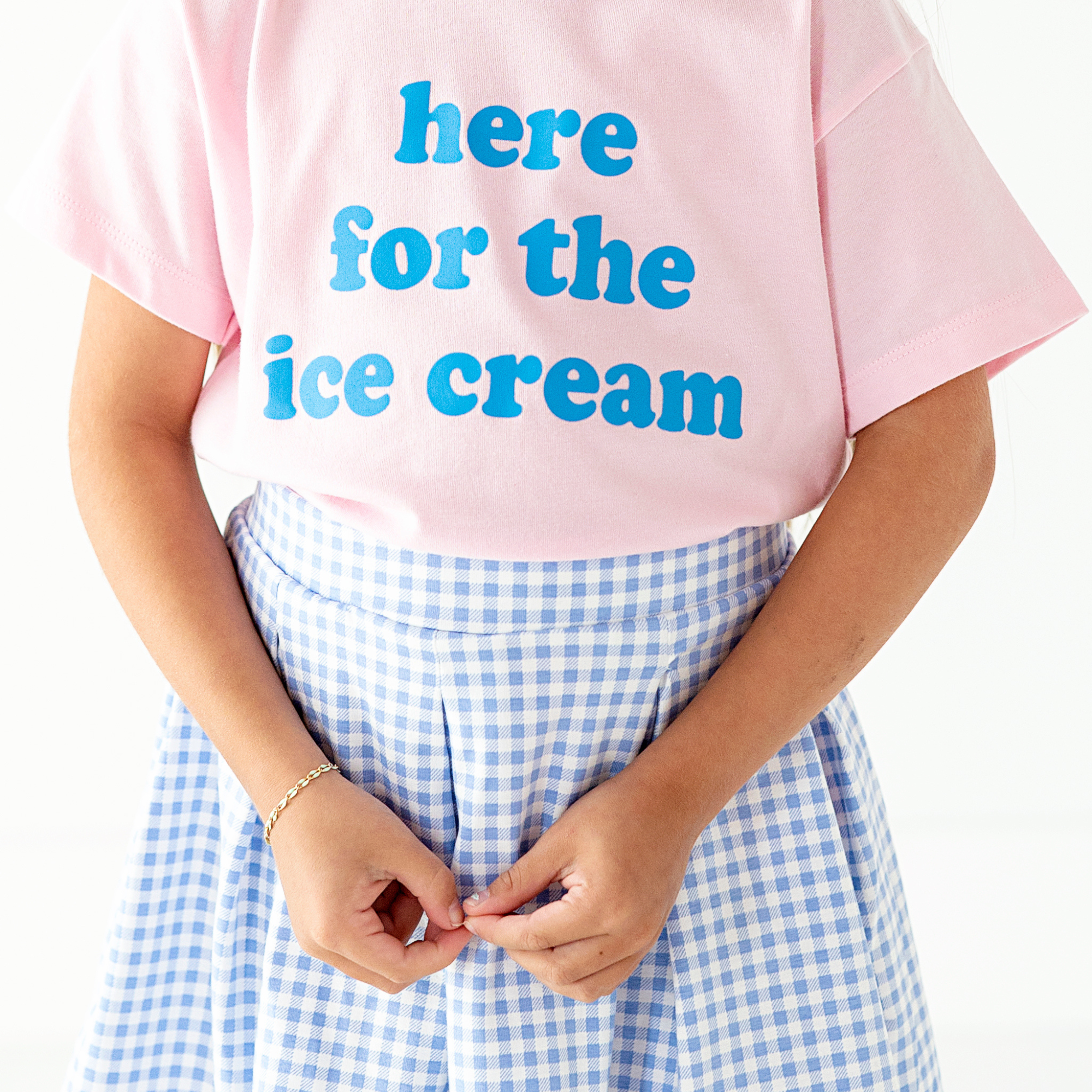 Benny & Ray Apparel - Wholesale Screen Printed T-Shirt - Kids - Here for the Ice Cream! Toddler and Youth Summer Shirt9
