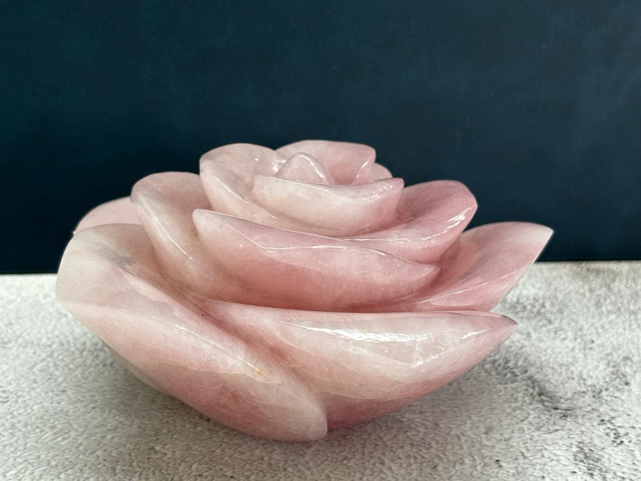 Serein Wellness - Wholesale Spiritual Stone/Crystal - Rose Quartz Pink Crystal Flower Hand Carved for Decor7