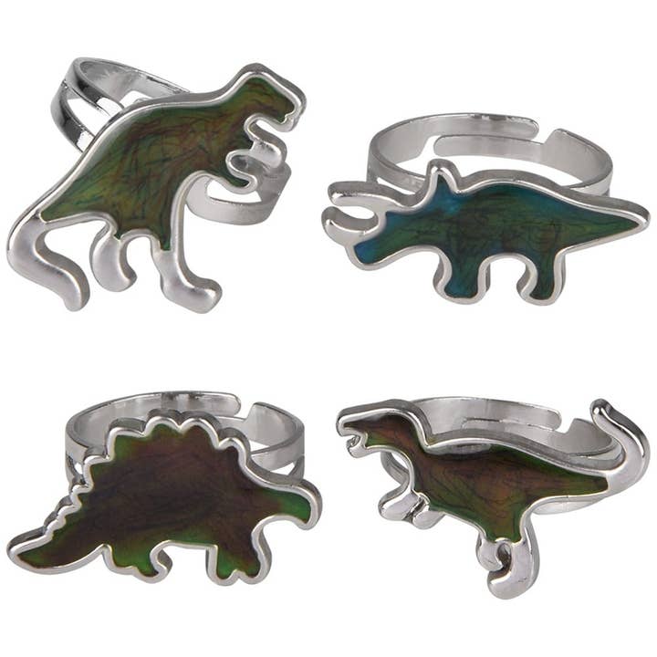 La Luna Bella - Toys – wholesale Klassisk leksak - Barn – Dinosaur Mood Ring - LLB leksaker
