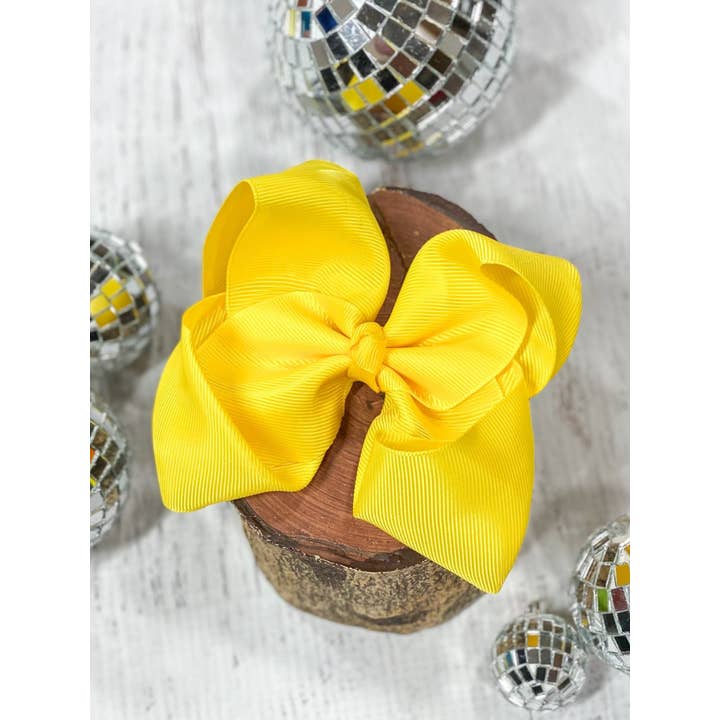 The Hair Bow Company - Wholesale Hair Bow - Kids - Classic Grosgrain Hair Bow - Alligator Clip - 4.5"11