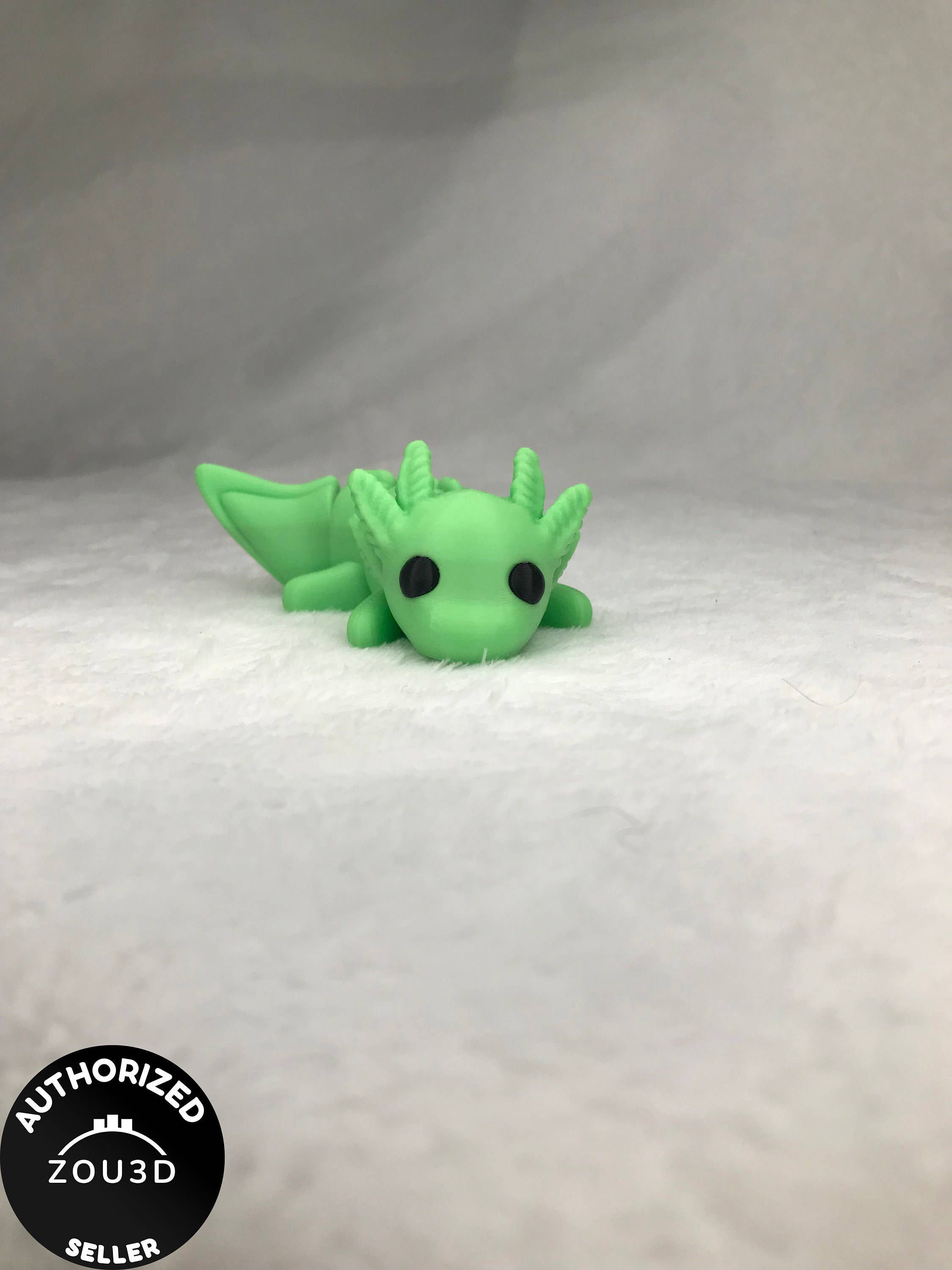 Charles Prints - Vente Fidget/jouet anti-stress – enfant - Axolotl pour bébé/Axolotl articulé pour bébé/Imprimé en 3D/Move