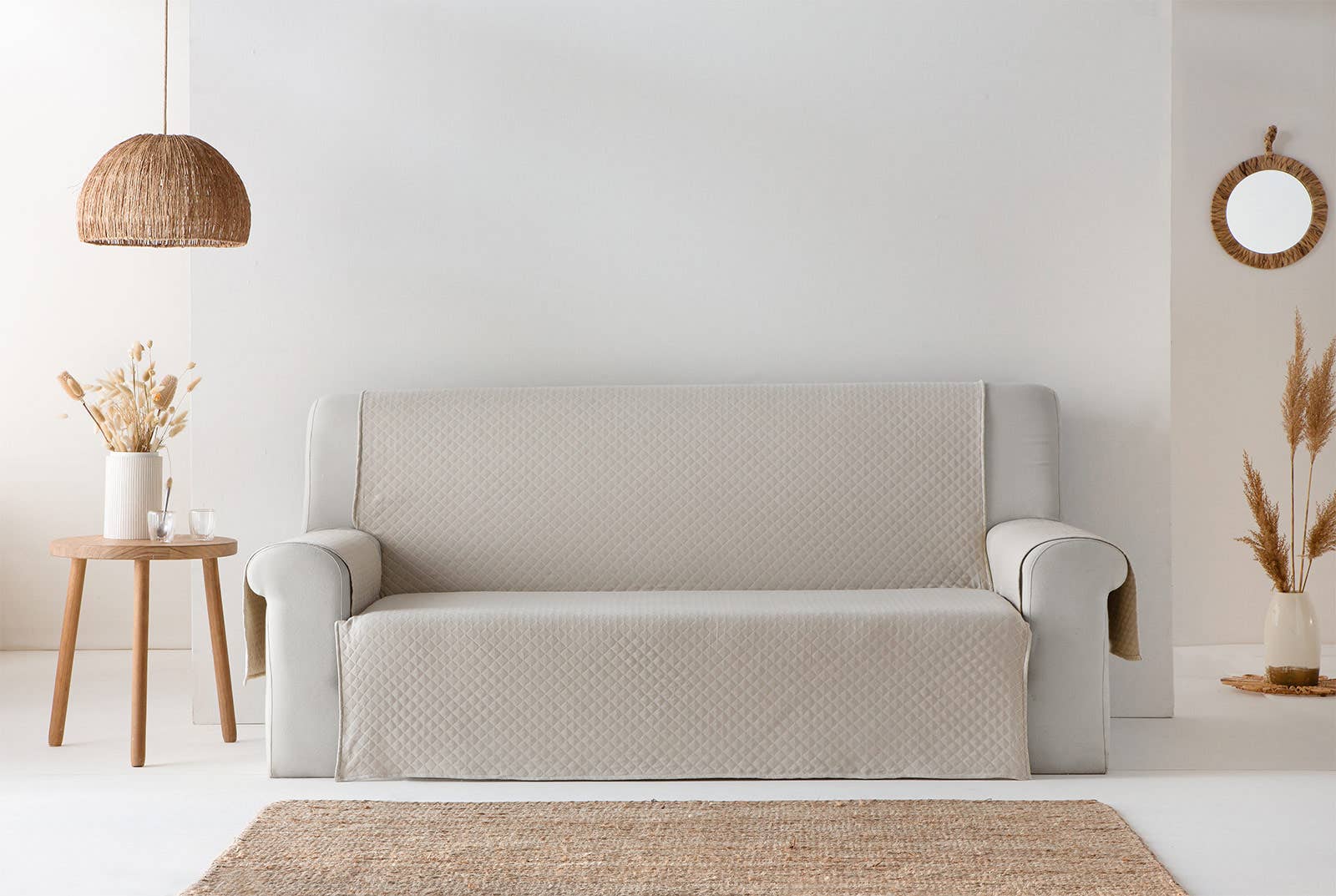 GAMUSI – Capa para cadeira/sofá por atacado – Capa de sofá lisa acolchoada algodão TRIVIAL71