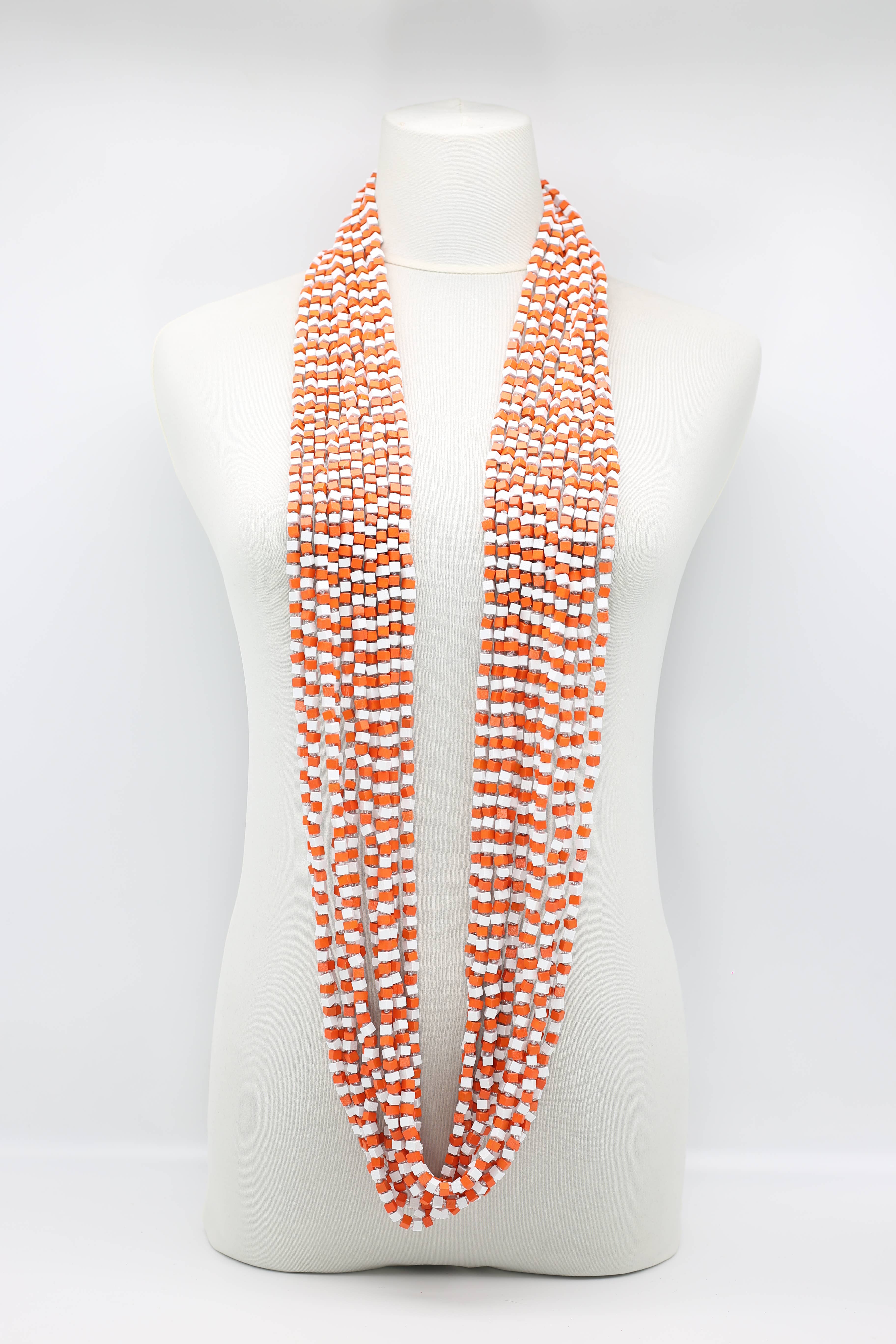 Jianhui London – Engroshandel Perlehalskæde – Den næste Pashmina halskæde Træperler - Mosaic Art81