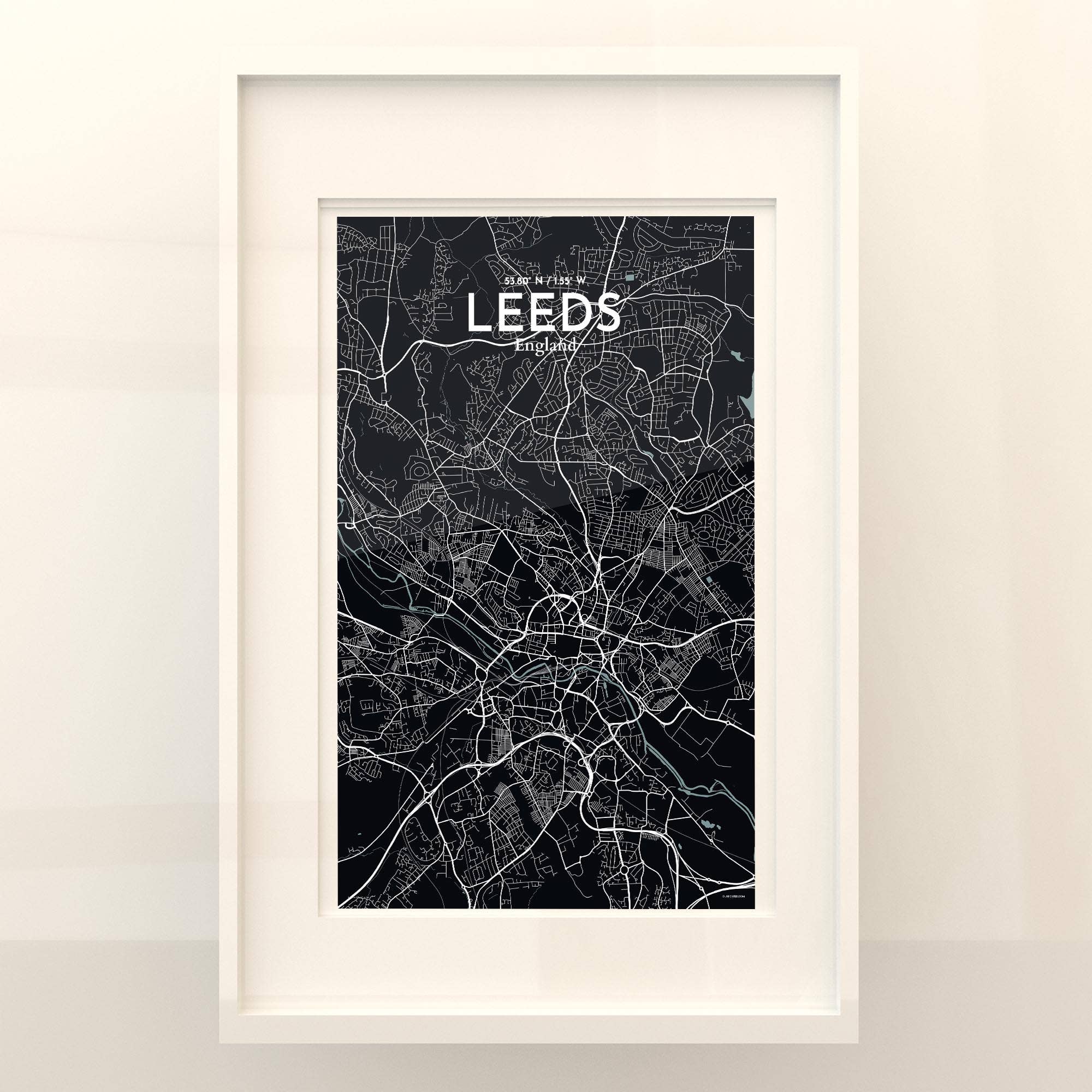 OurPoster.com – wholesale Poster – Leeds karta affisch165