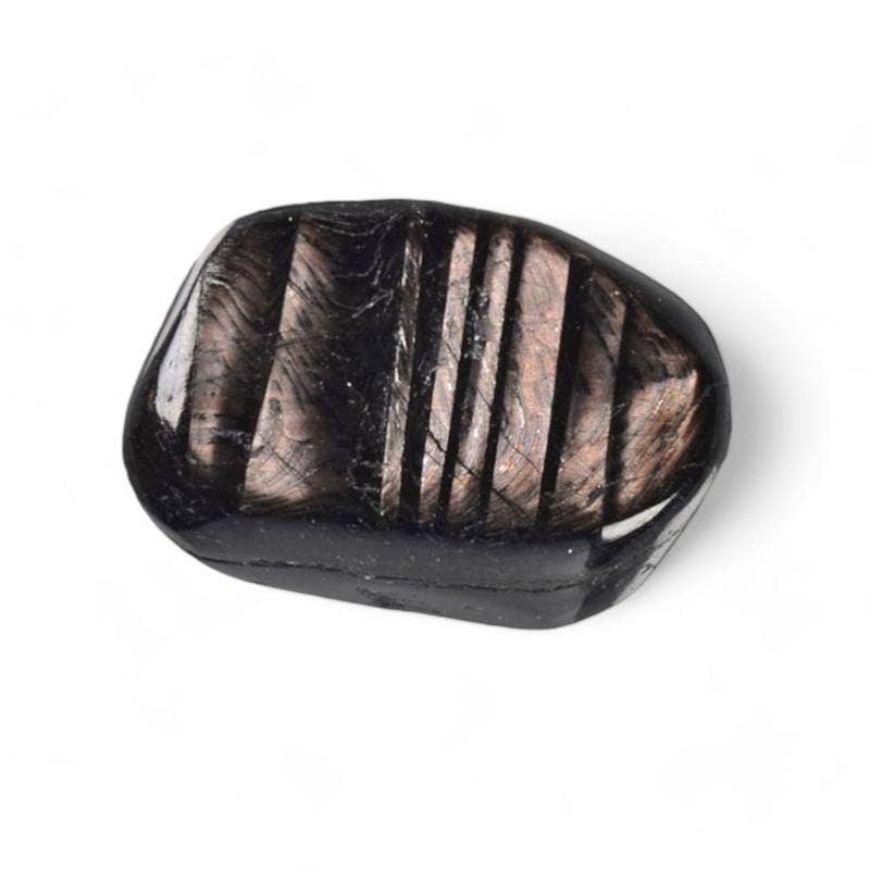 La Boîte à Cailloux - Wholesale Spiritual Stone/Crystal - Hypersthene from Canada A (tumbled stone)1