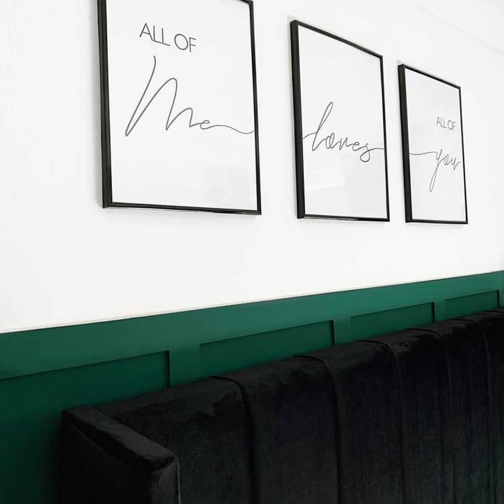 All Of Me Loves All Of You Set Of 3 Bedroom for wholesale by WinsterCreationsâ„¢