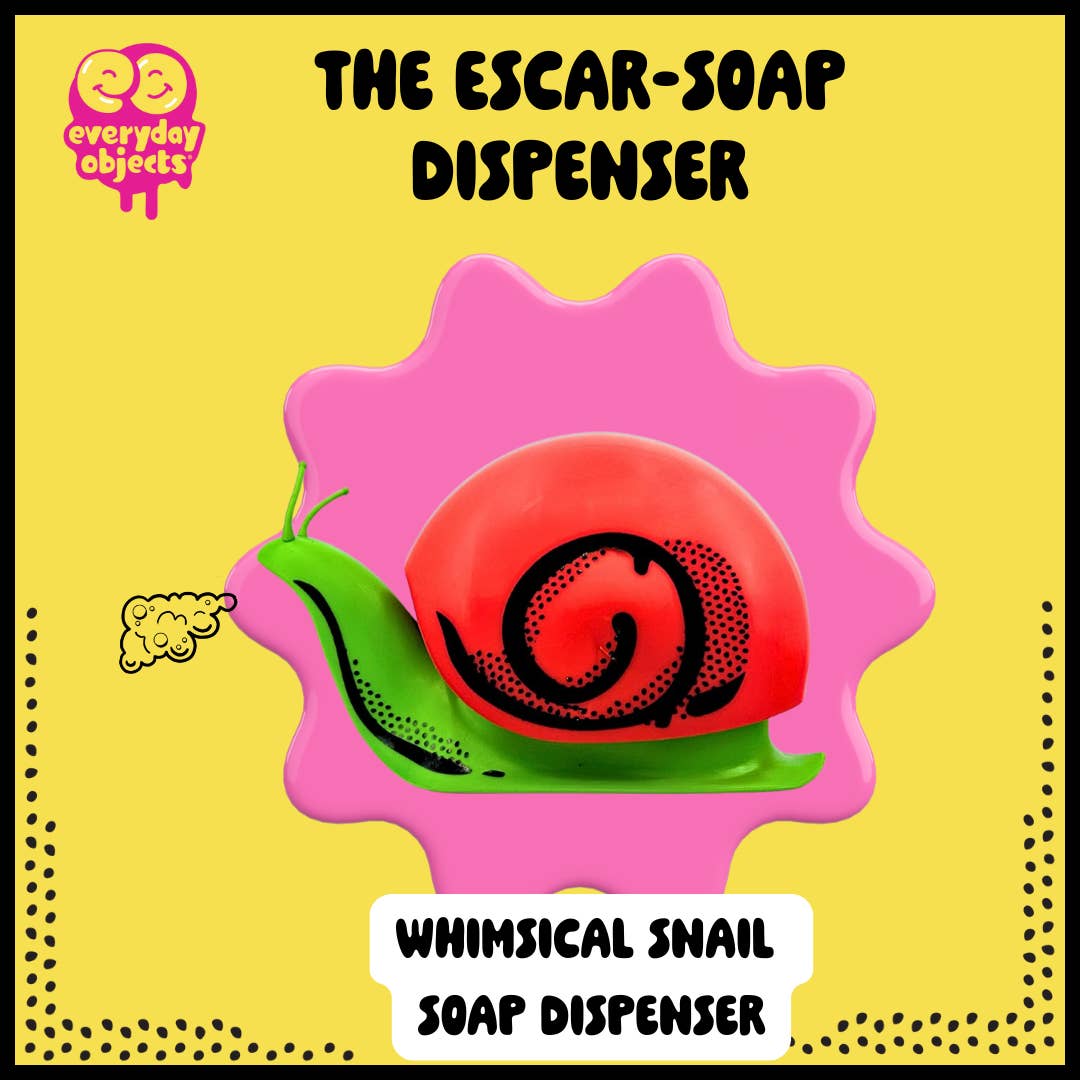 Everyday Objects - Wholesale Soap Dispenser - Escar-Soap Snail Soap Dispenser | Refillable Sink Buddy