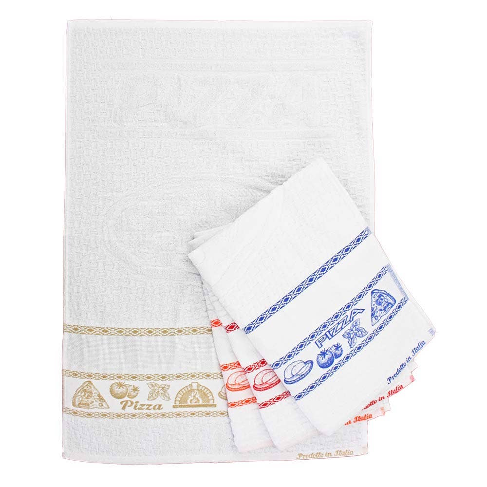 Almatex srl - Vendita all'ingrosso Strofinaccio da cucina - Strofinaccio spugna PIZZA  cm.50x702