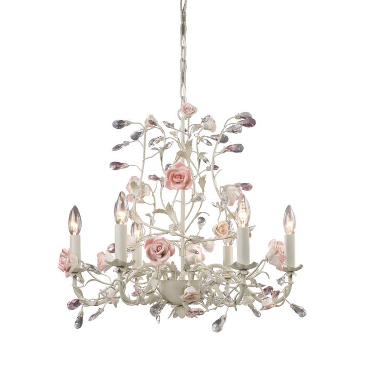 Heritage 22'' Wide 6-Light Chandelier for wholesale by Atlas Lighting and Home
