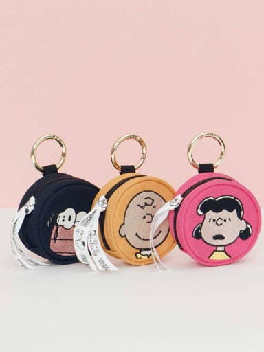 Porte-clés multi-poche en toile Peanuts Snoopy & Friends pour la vente par Little Light
