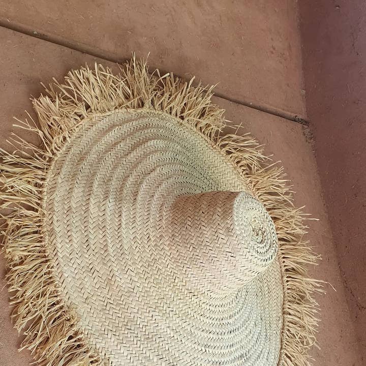 HandmadeBestSeller - Wholesale Wall Accent - Straw Wall Hat, Moroccan Hat - Decorative Straw Hat1
