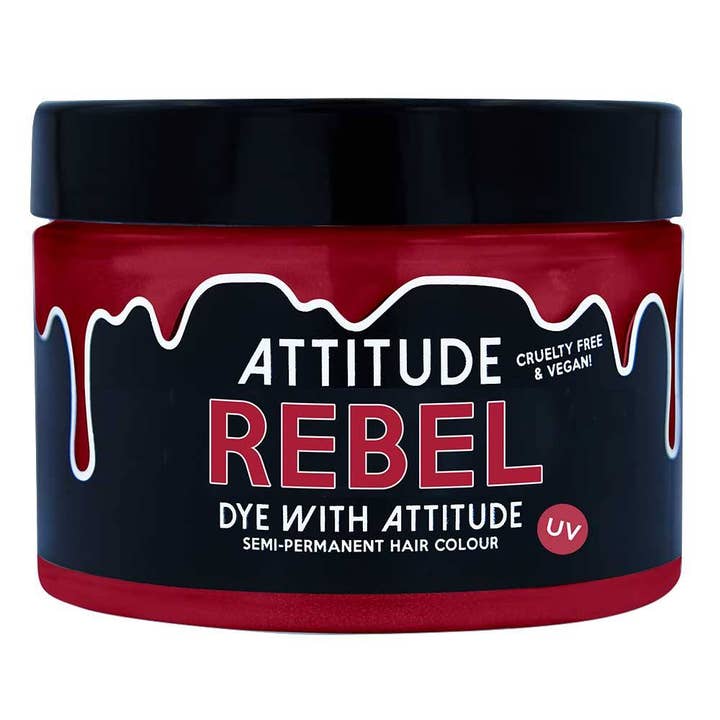Attitude Hair Dye - Wholesale Hair Dye - Rebel UV Red Hair Dye - Vegan, cruelty-free