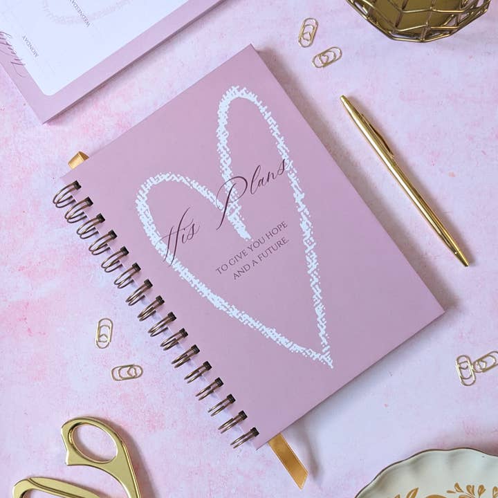 His Plans | Jeremiah 29 | Daily Journal | Christian Faith Stationery for wholesale by Creative Stationery London LTD