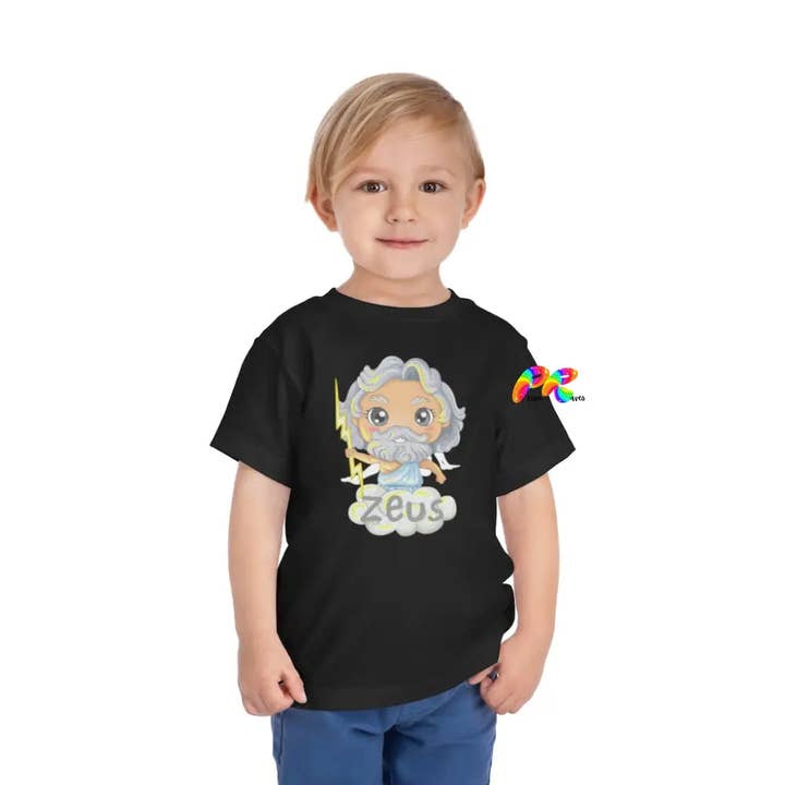 Zeus Toddler Short Sleeve T-Shirt for wholesale by Prism Raves