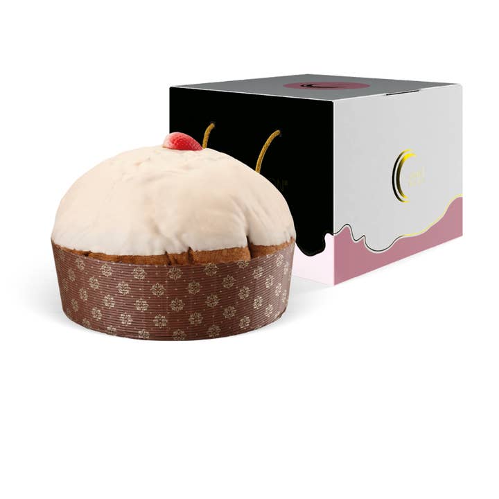Orange Moon - Wholesale Chocolate Covered Sweets - Strawberry and Yogurt Panettone0