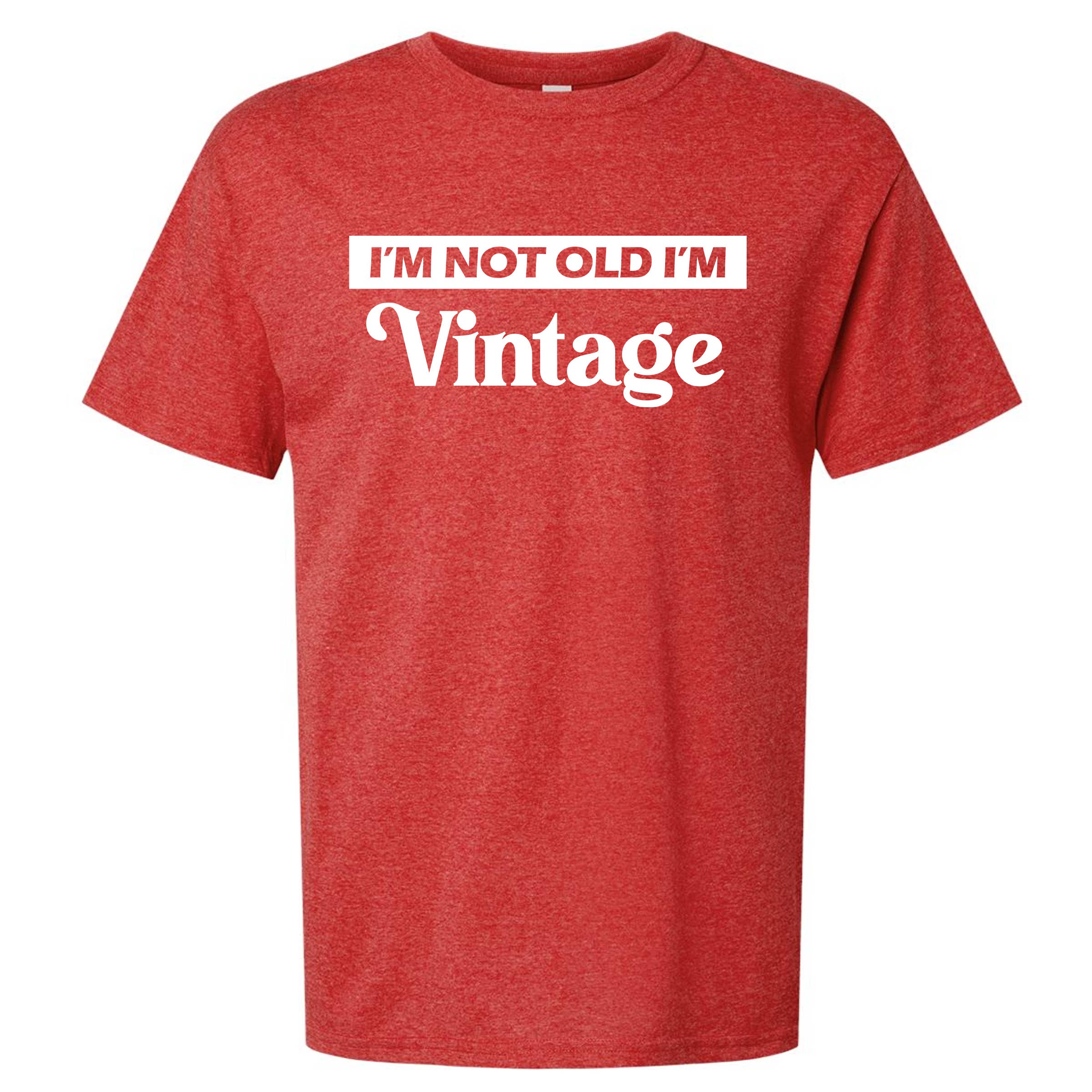 Wi-Wear - Vente T-shirt sérigraphié – homme - T-shirt col rond homme « I'm Not Old I'm Vintage »17