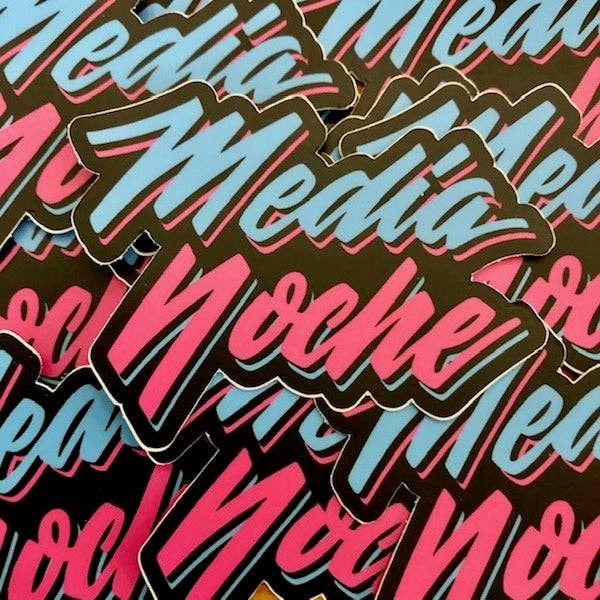 MediaNoche Sticker for wholesale by Deli Fresh Threads