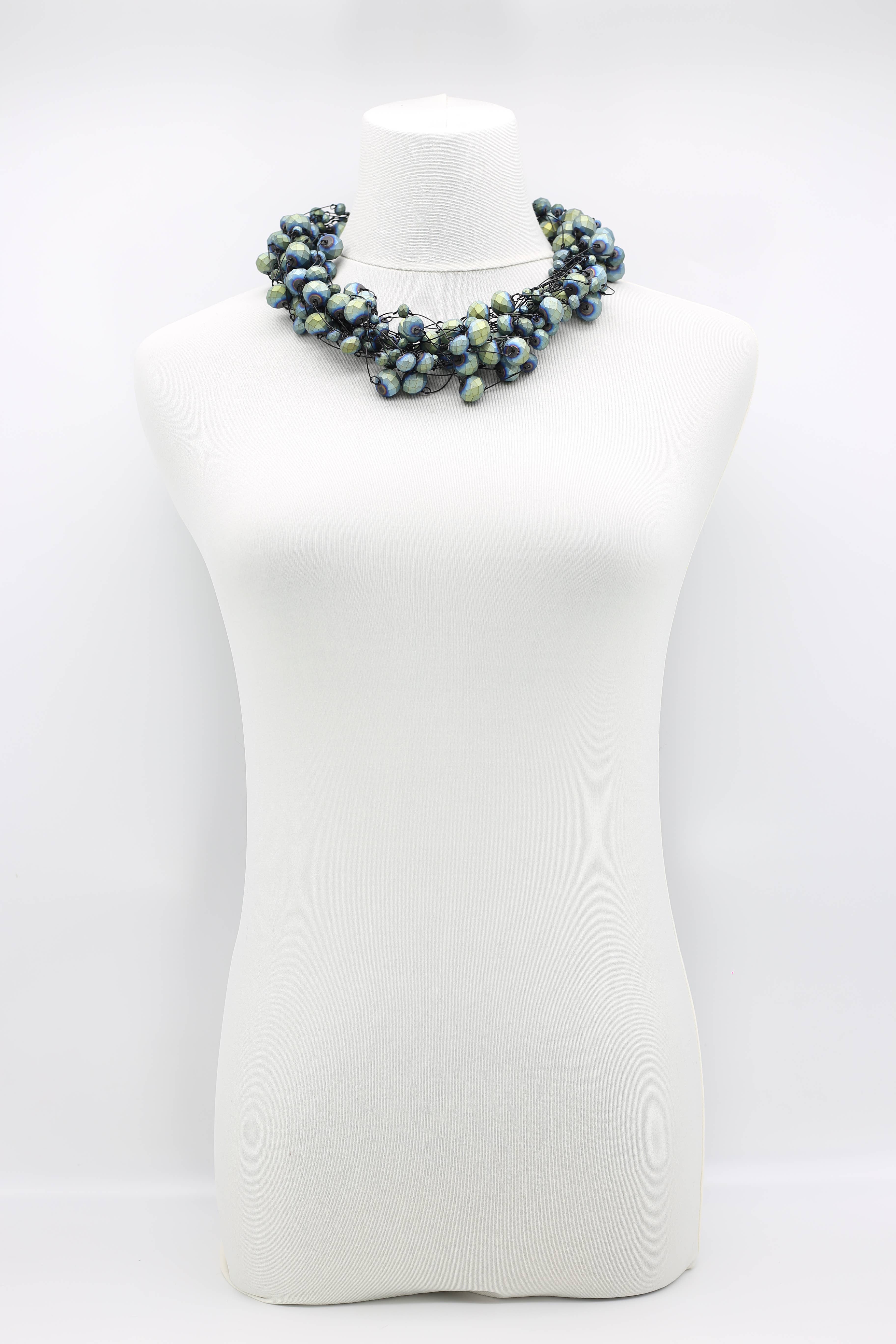 Jianhui London – wholesale Beaded/pearl necklace – Elegant Statement Crystal Faceted Beads Necklaces10