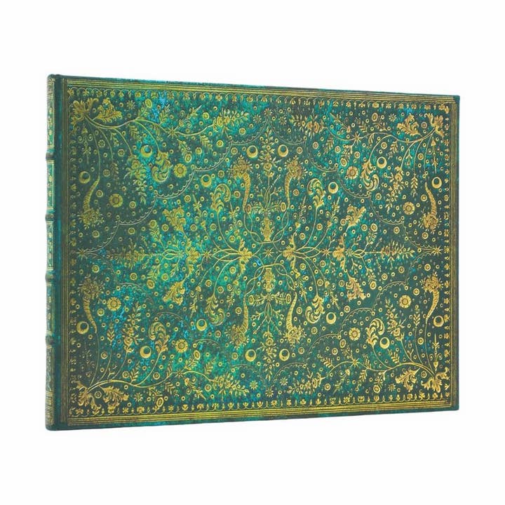 Emerald Flower Guest Book Lined Hardcover Guest Book, 144pg, 120GSM, Marsh’ for wholesale by Raincoast Distribution Group