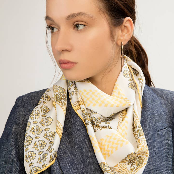 SOMMER WEISS-GELB für den Großhandel von Silk and River