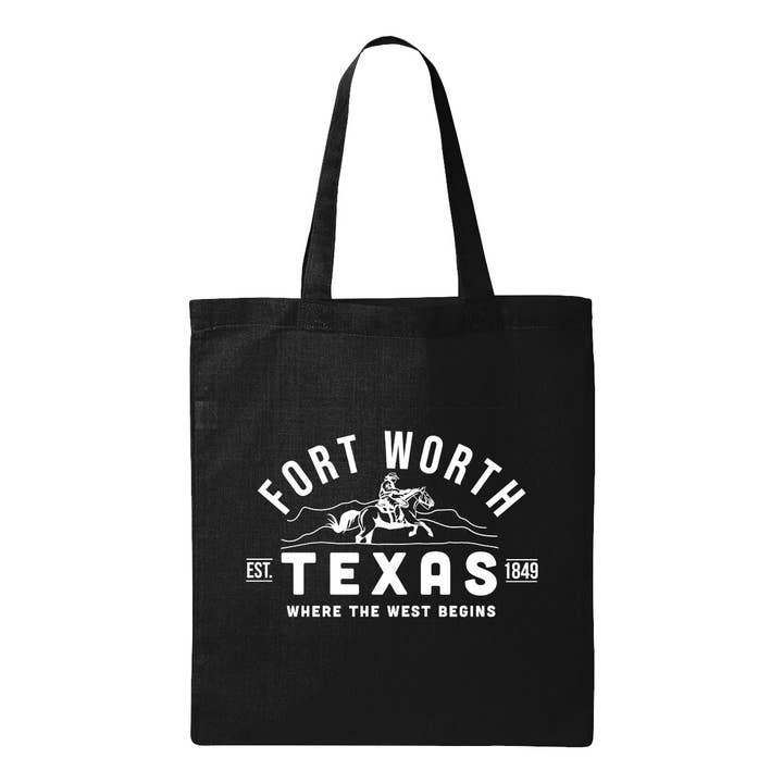 Fort Worth Texas Tote Bag for wholesale by Made in Texas Co.